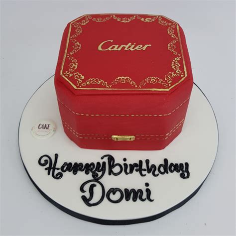 cartier box cake|Cartier cake .